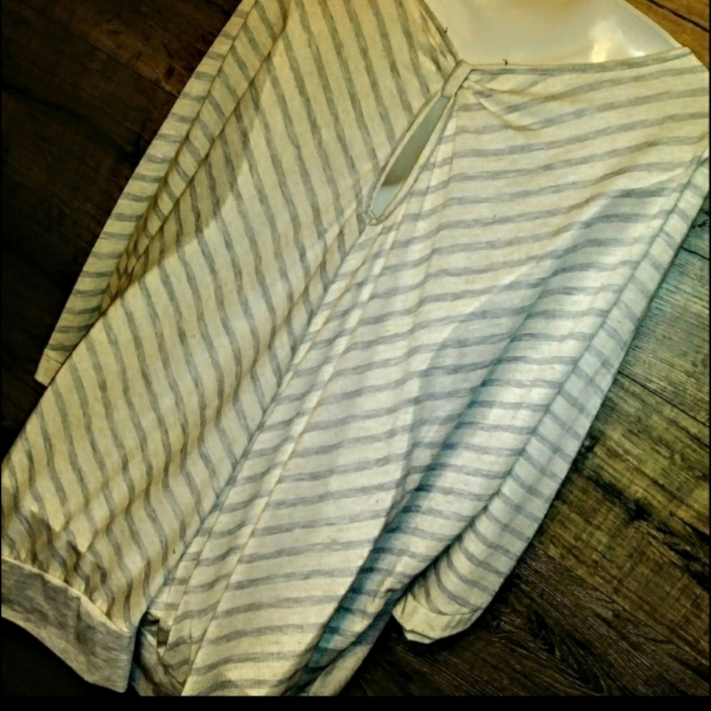 Torrid Top Size 3X Knit Stripe Dolman EUC - Picture 8 of 10